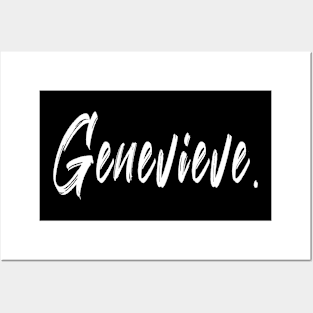 Name Girl Genevieve Posters and Art